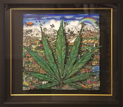 Charles Fazzino Art Charles Fazzino Art Cannabis on My Mind